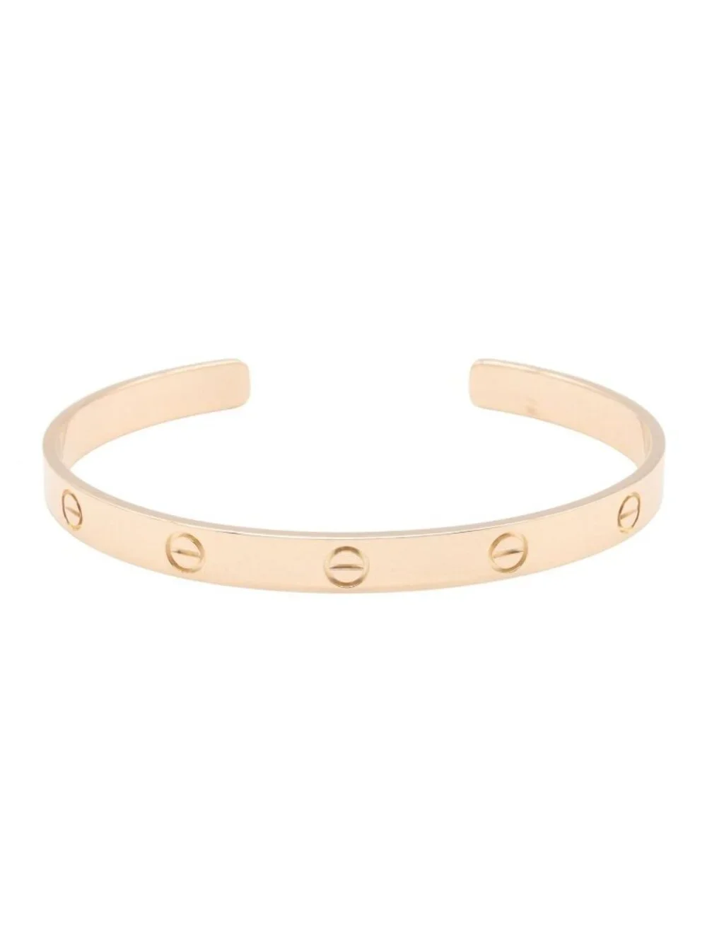 Cartier Open Love Bracelet 18 18k Pink Gold